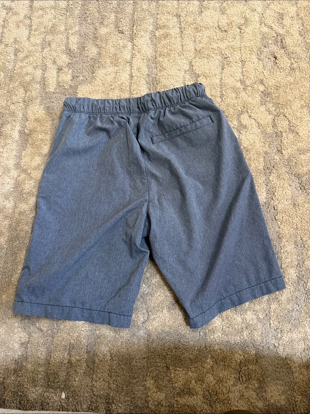14/16 boys chambray quick dry short